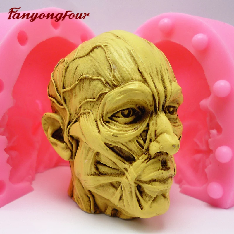 Anatomy Skull Silicone Mold DIY Conversion Resin Gypsum Candle Concrete Crystal Dropping Adhesive Special Mold Craft Production
Anatomy Skull Silicone Mold DIY Conversion Resin Gypsum Candle Concrete Crystal Dropping Adhesive Special Mold Craft Production