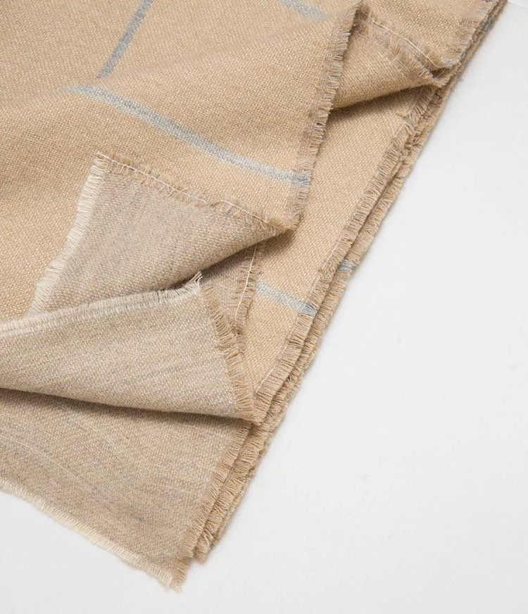 New 200*80cm Winter women's scarf shawl imitation cashmere double check pattern thickening scarf oversize long scarf beige
New 200*80cm Winter women's scarf shawl imitation cashmere double check pattern thickening scarf oversize long scarf beige
