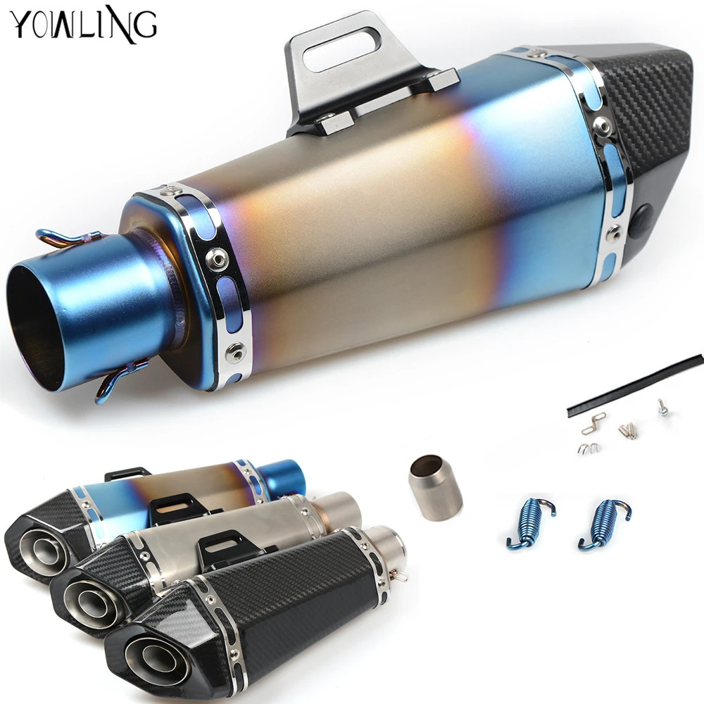Universal Motorcycle Real carbon fiber exhaust Exhaust Muffler pipe For Honda CBR600 F2/F3/F4/F4i 1991-2006 CBR 600 RR 2003-2008
Universal Motorcycle Real carbon fiber exhaust Exhaust Muffler pipe For Honda CBR600 F2/F3/F4/F4i 1991-2006 CBR 600 RR 2003-2008