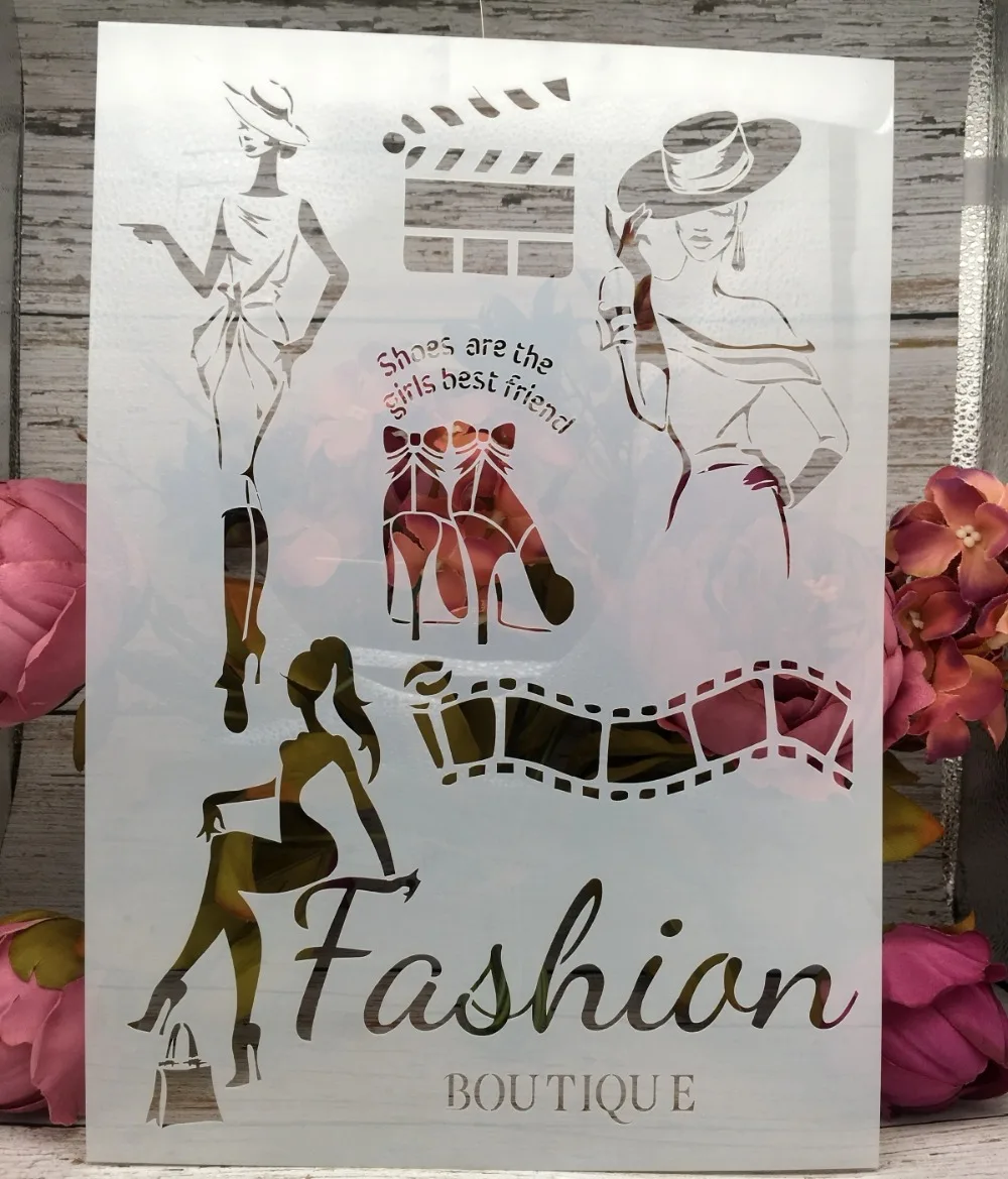 29*21cm Fashion Lady DIY Layering Stencils Wall Painting Scrapbook Coloring Embossing Album Decorative Paper Card Template
29*21cm Fashion Lady DIY Layering Stencils Wall Painting Scrapbook Coloring Embossing Album Decorative Paper Card Template