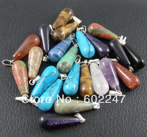 Free Shipping Wholesale Fashion beautiful Mix Natural Stone Pendants, Water Drop Shape Pendant Wholesales, 12pcs/lot
Free Shipping Wholesale Fashion beautiful Mix Natural Stone Pendants, Water Drop Shape Pendant Wholesales, 12pcs/lot