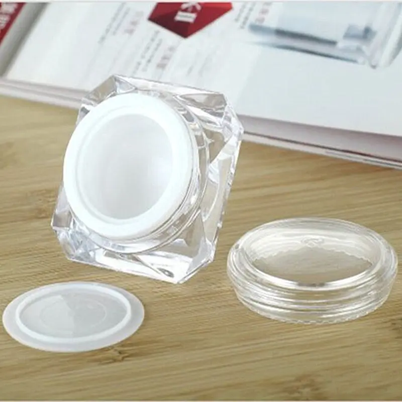 30pcs/lot 5g 10g 15g Acrylic Diamond Shape Cream Bottle Empty Makeup Packing Cream Jars Cosmetic Packaging Small Plastic Jar Pot
30pcs/lot 5g 10g 15g Acrylic Diamond Shape Cream Bottle Empty Makeup Packing Cream Jars Cosmetic Packaging Small Plastic Jar Pot