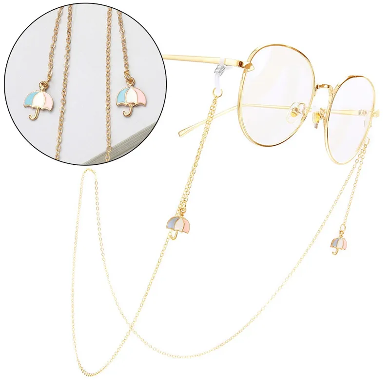 Imixlot Popular Cute Metal Glasses Rope Slip Golden Candy Umbrella Pendant Glasses Chain for Women Girls Lanyard Strap
Imixlot Popular Cute Metal Glasses Rope Slip Golden Candy Umbrella Pendant Glasses Chain for Women Girls Lanyard Strap