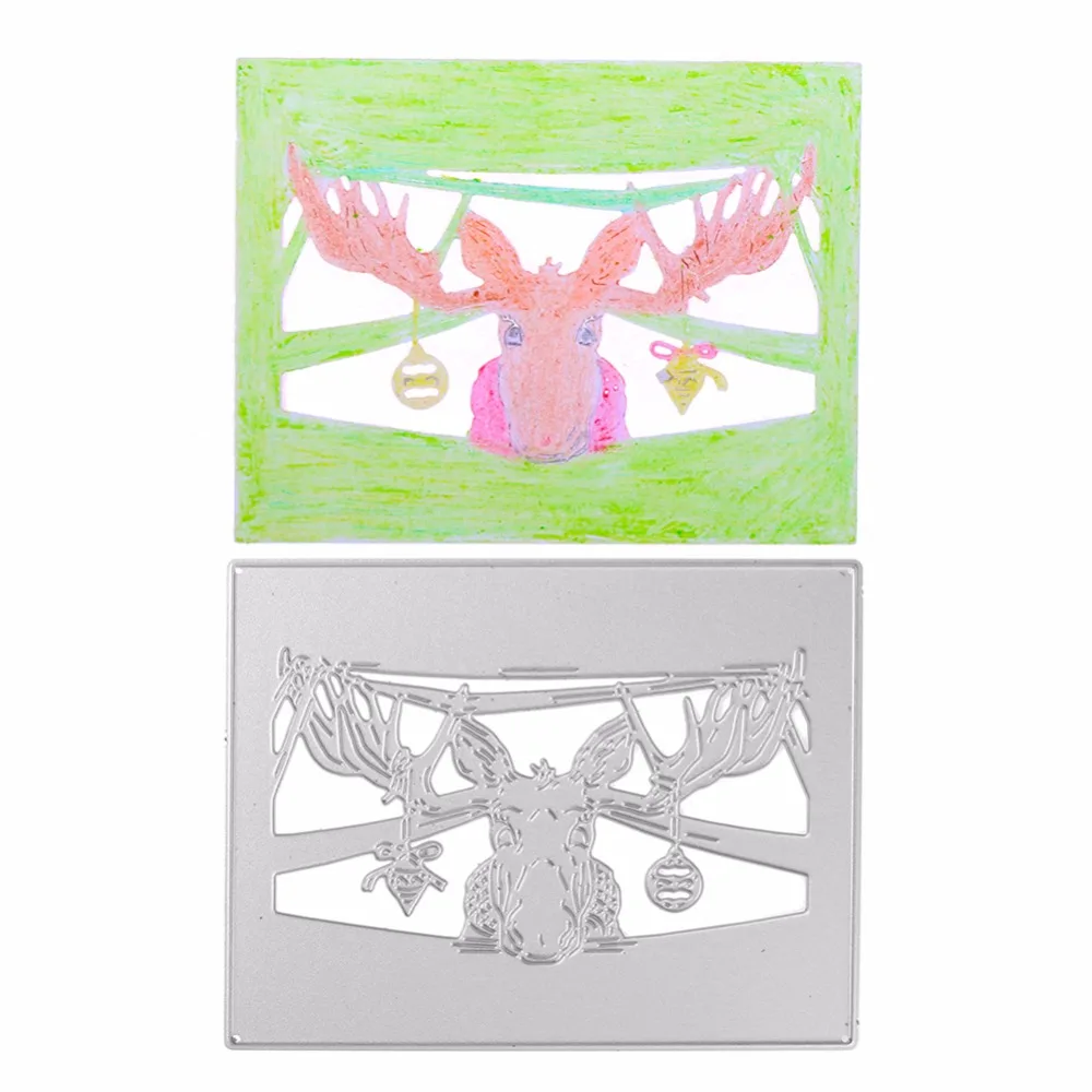 Christmas Reindeer in the Fence Metal Cutting Dies New Stencils for DIY Scrapbooking DIY Paper Cards Craft Making Decoratio
Christmas Reindeer in the Fence Metal Cutting Dies New Stencils for DIY Scrapbooking DIY Paper Cards Craft Making Decoratio