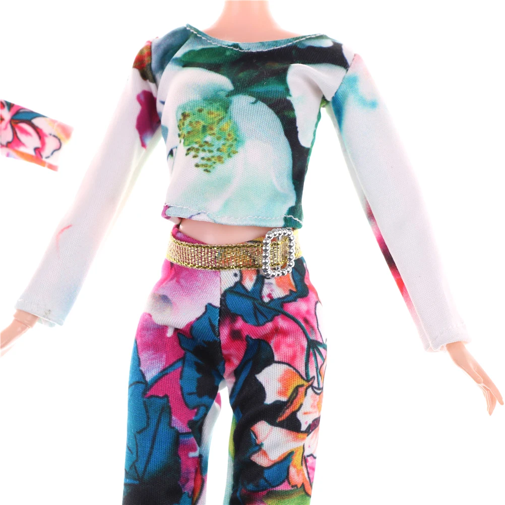 One Set Doll outfit Print Flower Long trousers + Tops Fashional Design Handmade Party Outfit For Doll 28CM-30CM Doll
One Set Doll outfit Print Flower Long trousers + Tops Fashional Design Handmade Party Outfit For Doll 28CM-30CM Doll