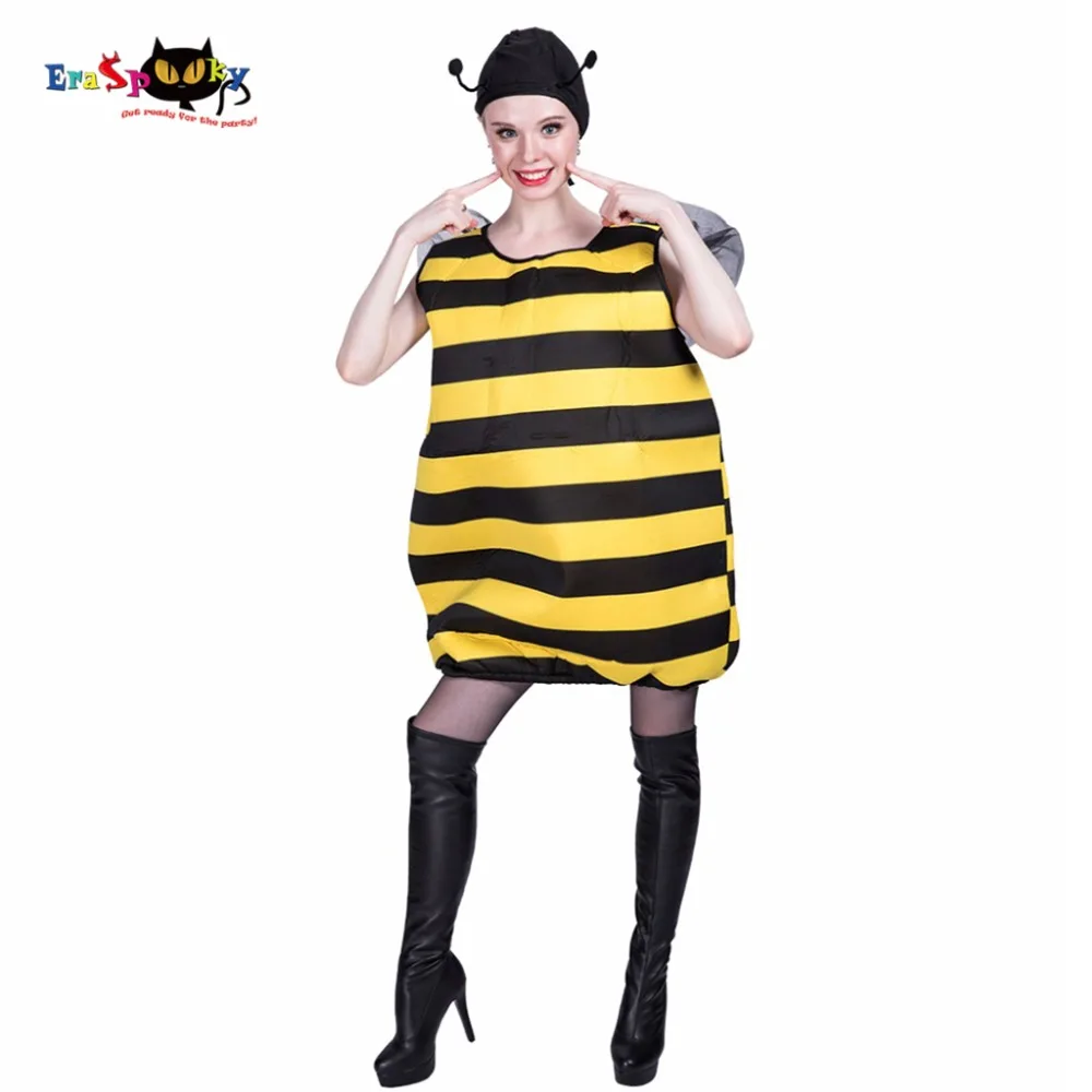 Eraspooky adult costume female yellow striped jumpsuits and hat set Christmas cosplay carnival Bee costume women Halloween
Eraspooky adult costume female yellow striped jumpsuits and hat set Christmas cosplay carnival Bee costume women Halloween