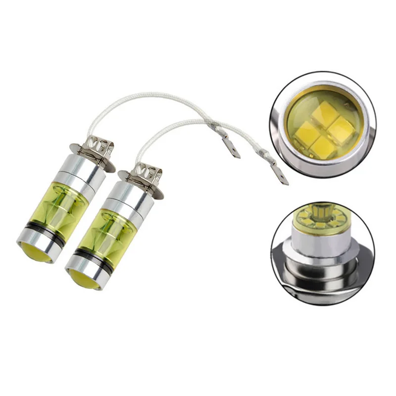 JanDeNing 2PCS H3 20-SMD Car LED Fog Light Bulbs daytime running lights Driving Lamp Bulbs 100W 1000LM 4300K
JanDeNing 2PCS H3 20-SMD Car LED Fog Light Bulbs daytime running lights Driving Lamp Bulbs 100W 1000LM 4300K