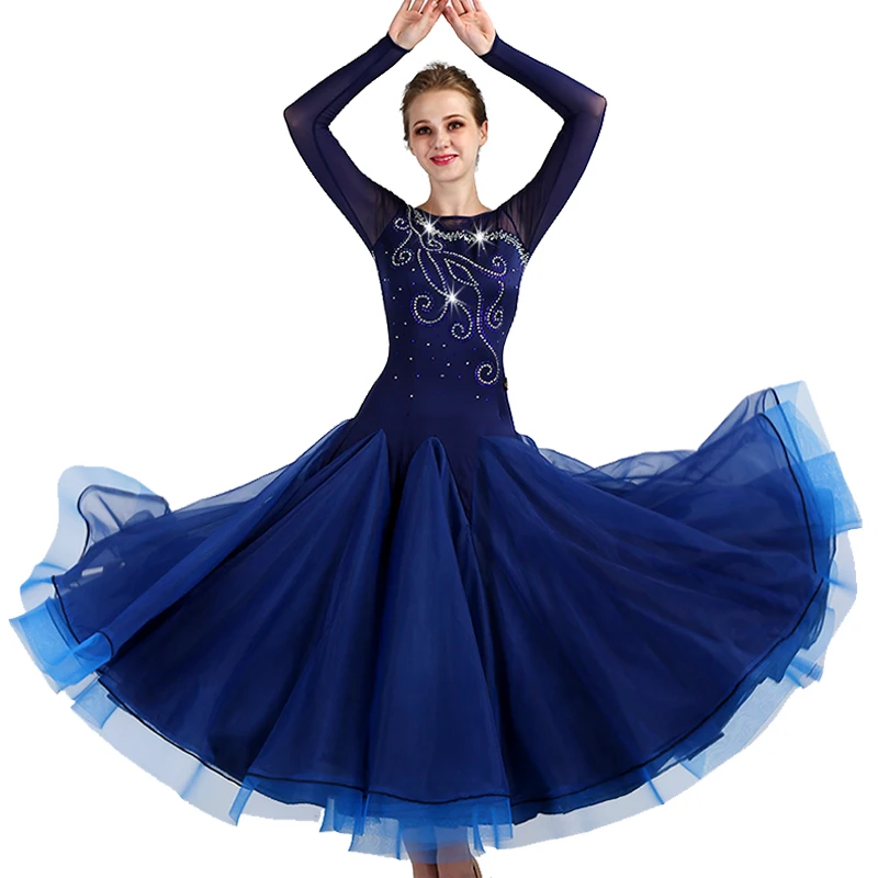 Lady Ballroom Dance Dress Women Waltz Modern Dance Costumes Latin Tango Dance Competition Costumes Diamond Decorate DL2751
Lady Ballroom Dance Dress Women Waltz Modern Dance Costumes Latin Tango Dance Competition Costumes Diamond Decorate DL2751