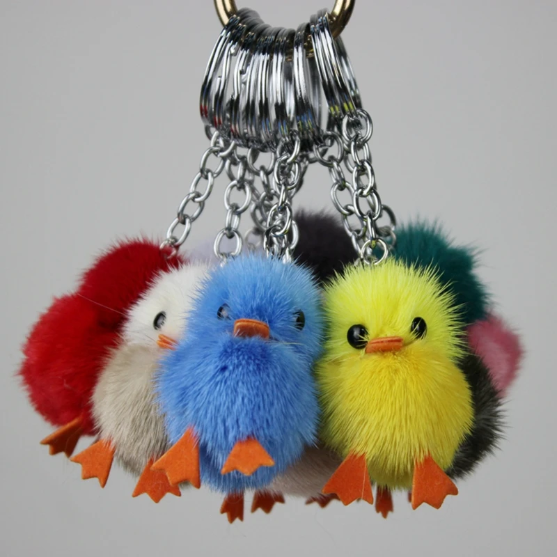 Cute Girls Fluffy Mink Fur Pompom Chick Key Chains Pompon Ball Duck Keychain Women Bag Car Trinket Jewelry Party Friends Gifts
Cute Girls Fluffy Mink Fur Pompom Chick Key Chains Pompon Ball Duck Keychain Women Bag Car Trinket Jewelry Party Friends Gifts