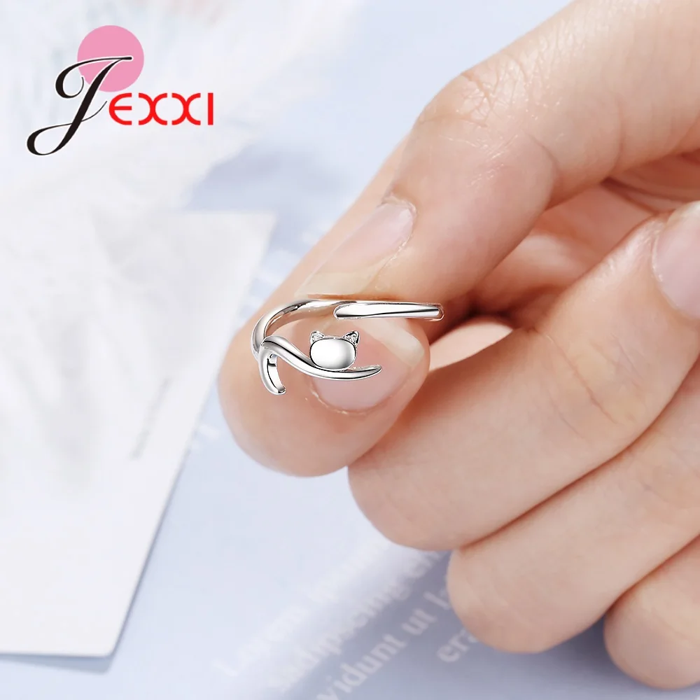 Fast Shipping Women Jewelry Beautiful Finger Open Rings Cute Pet Cat Ring Adjustable For Party Birthday Gift
Fast Shipping Women Jewelry Beautiful Finger Open Rings Cute Pet Cat Ring Adjustable For Party Birthday Gift