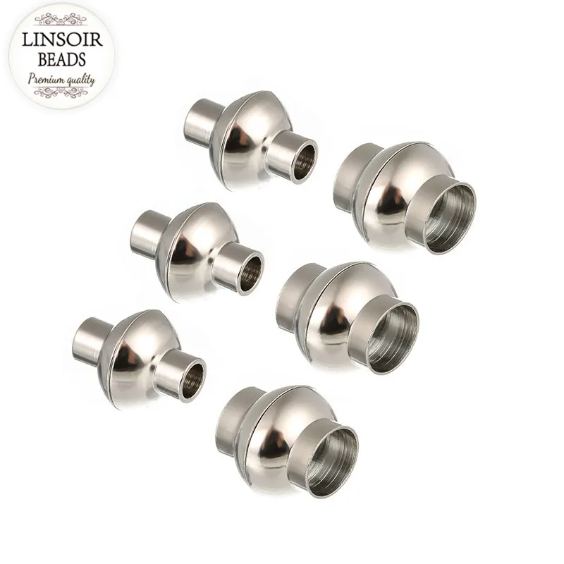 10pcs/lot Rhodium Color Round Strong Magnet Clasp Magnetic Clasps Connectors for 4/5/6/7/8mm Round Leather Cord Jewelry Making
10pcs/lot Rhodium Color Round Strong Magnet Clasp Magnetic Clasps Connectors for 4/5/6/7/8mm Round Leather Cord Jewelry Making