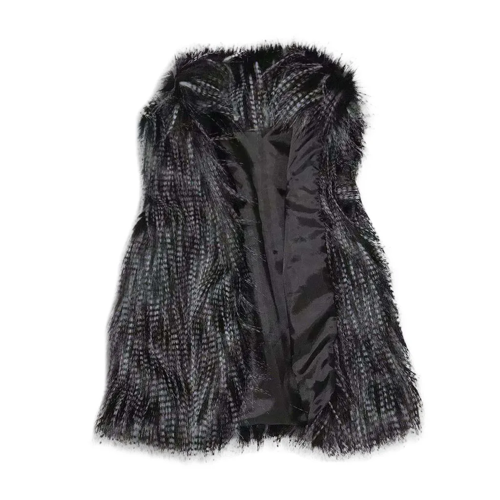 Women Faux Fur Vest Coat Winter 2019 Fashion Casual Warm Slim Sleeveless Faux Fox Fur Vest Spring Winter Wild Pockets Jacket
Women Faux Fur Vest Coat Winter 2019 Fashion Casual Warm Slim Sleeveless Faux Fox Fur Vest Spring Winter Wild Pockets Jacket
