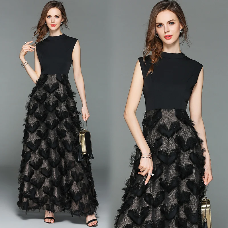 2021 Summer Mesh Lace Black Dress Slim Party Fashion Casual tassel feather Dresses Vestidos
2021 Summer Mesh Lace Black Dress Slim Party Fashion Casual tassel feather Dresses Vestidos