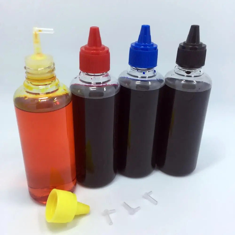 YOTAT 4Color 100ml Dye ink refill kit for Brother LC39 LC60 LC975 LC985 ink cartridge or CISS
YOTAT 4Color 100ml Dye ink refill kit for Brother LC39 LC60 LC975 LC985 ink cartridge or CISS