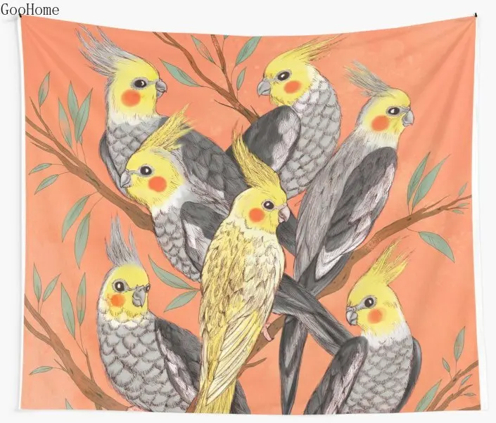 Cockatiel Fun Wall Tapestry Cover Beach Towel Throw Blanket Picnic Yoga Mat Home Decoration
Cockatiel Fun Wall Tapestry Cover Beach Towel Throw Blanket Picnic Yoga Mat Home Decoration