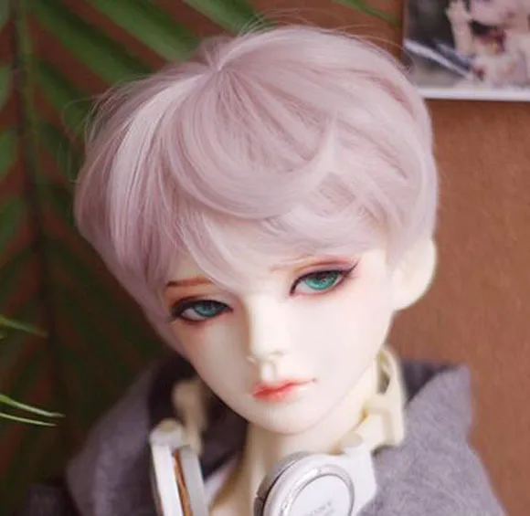 New 1/3 22-23cm 1/4 18-19cm 1/6 16-17cm 1/8 12.5-14cm Mixed color Grey Pink Short hair BJD Doll Wig
New 1/3 22-23cm 1/4 18-19cm 1/6 16-17cm 1/8 12.5-14cm Mixed color Grey Pink Short hair BJD Doll Wig