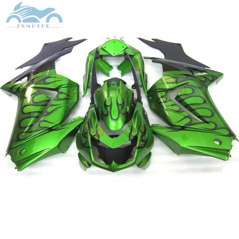 Комплект обтекателей под заказ для KAWASAKI Ninja 250R ZX250 2008-2014, спортивные комплекты обтекателей EX250R 08-14, кузов с зеленым пламенем
Комплект обтекателей под заказ для KAWASAKI Ninja 250R ZX250 2008-2014, спортивные комплекты обтекателей EX250R 08-14, кузов с зеленым пламенем