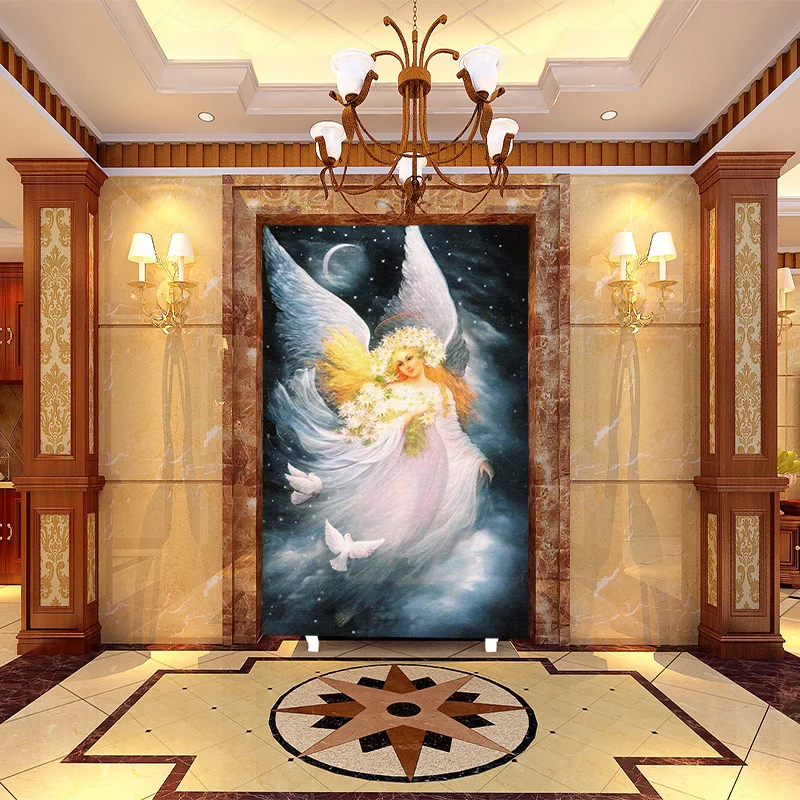 European oil painting fairy character mural wallpaper for porch aisle background hotel KTV club decoration wall papers
European oil painting fairy character mural wallpaper for porch aisle background hotel KTV club decoration wall papers