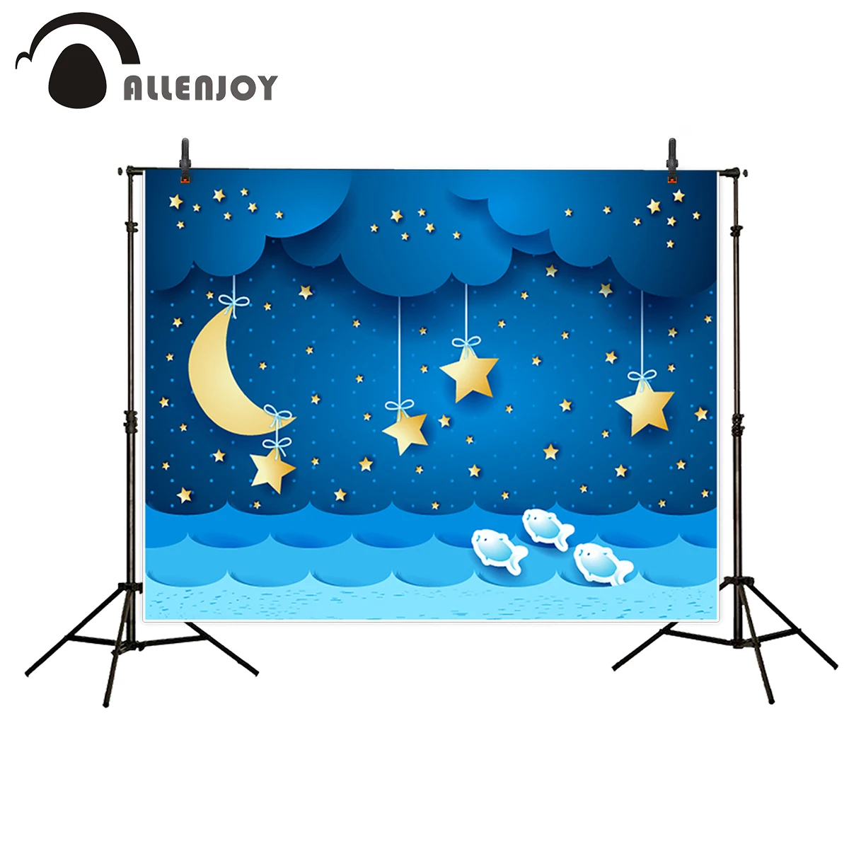 Фон для фотосъемки Allenjoy голубое небо волны рыба Звезды Луна детский фон для фотостудии фотокамера
Фон для фотосъемки Allenjoy голубое небо волны рыба Звезды Луна детский фон для фотостудии фотокамера