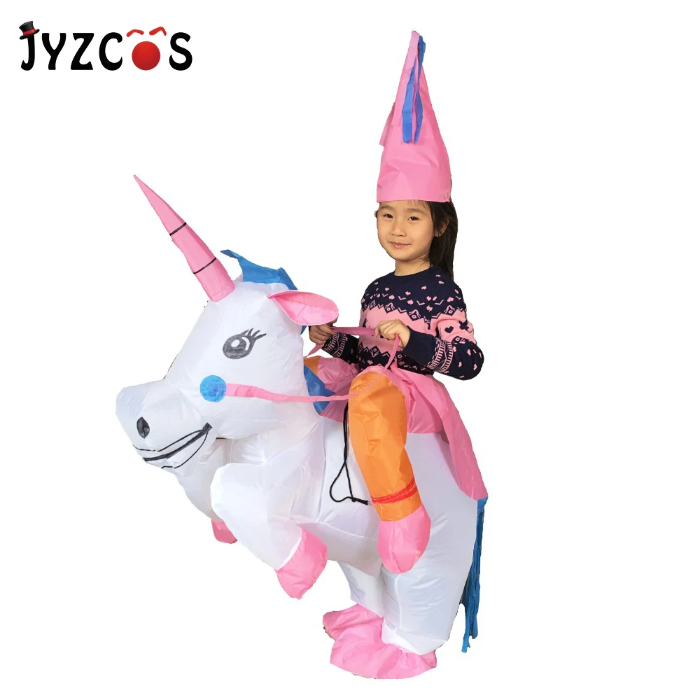 JYZCOS Inflatable Unicorn Costumes for Kids Women Adult Halloween White Pink Pony Rainbow Air Blown Suit Purim Cosplay Suit
JYZCOS Inflatable Unicorn Costumes for Kids Women Adult Halloween White Pink Pony Rainbow Air Blown Suit Purim Cosplay Suit