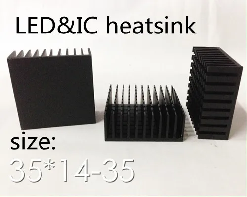 10pcs/IC heatsink 35x14-35mm Aluminum Graphic Card Heatsink Black Anodized Radiator Cooling Cooler With Thermal Tape For Sale
10pcs/IC heatsink 35x14-35mm Aluminum Graphic Card Heatsink Black Anodized Radiator Cooling Cooler With Thermal Tape For Sale