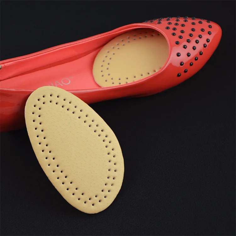 EPHER PU Leather Pad High Heels Half Pad Soft Anti Slip Half Insole Shoe Pads Cushion Massage Foot Care
EPHER PU Leather Pad High Heels Half Pad Soft Anti Slip Half Insole Shoe Pads Cushion Massage Foot Care