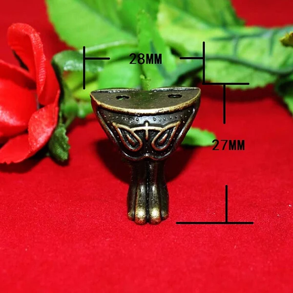 28 * 27MM antique trumpet Shoumian foot wooden decorative gift zinc alloy feet foot sides Corner CP202
28 * 27MM antique trumpet Shoumian foot wooden decorative gift zinc alloy feet foot sides Corner CP202