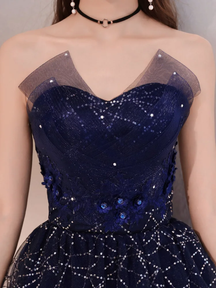 Navy Blue Sequins Chinese Oriental Wedding Female Off Shoulder Cheongsam Vintage Evening Dress Elegant Celebrity Banquet Dresses
Navy Blue Sequins Chinese Oriental Wedding Female Off Shoulder Cheongsam Vintage Evening Dress Elegant Celebrity Banquet Dresses