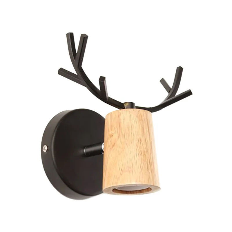 Modern Creative Metal LED Wall Lamp 220V Black/White Shofar Wood Wall Lights for Dining Room Study E27 Nordic Bedroom Wandlamp
Modern Creative Metal LED Wall Lamp 220V Black/White Shofar Wood Wall Lights for Dining Room Study E27 Nordic Bedroom Wandlamp