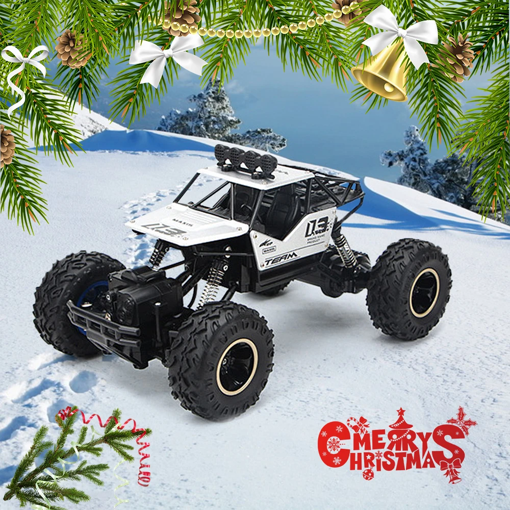 RC Car Children Christmas Gift 1/16 4WD Rock Crawlers 4x4 Driving Car Double Motors Drive Remote Control Car Model Vehicle Toy
RC Car Children Christmas Gift 1/16 4WD Rock Crawlers 4x4 Driving Car Double Motors Drive Remote Control Car Model Vehicle Toy