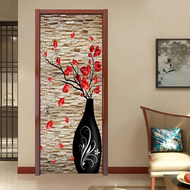 3D Stereo Vase Flower Brick Wall Wallpaper Living Room Bedroom Door Decoration Mural Sticker PVC Waterproof Self-adhesive Paper
3D Stereo Vase Flower Brick Wall Wallpaper Living Room Bedroom Door Decoration Mural Sticker PVC Waterproof Self-adhesive Paper