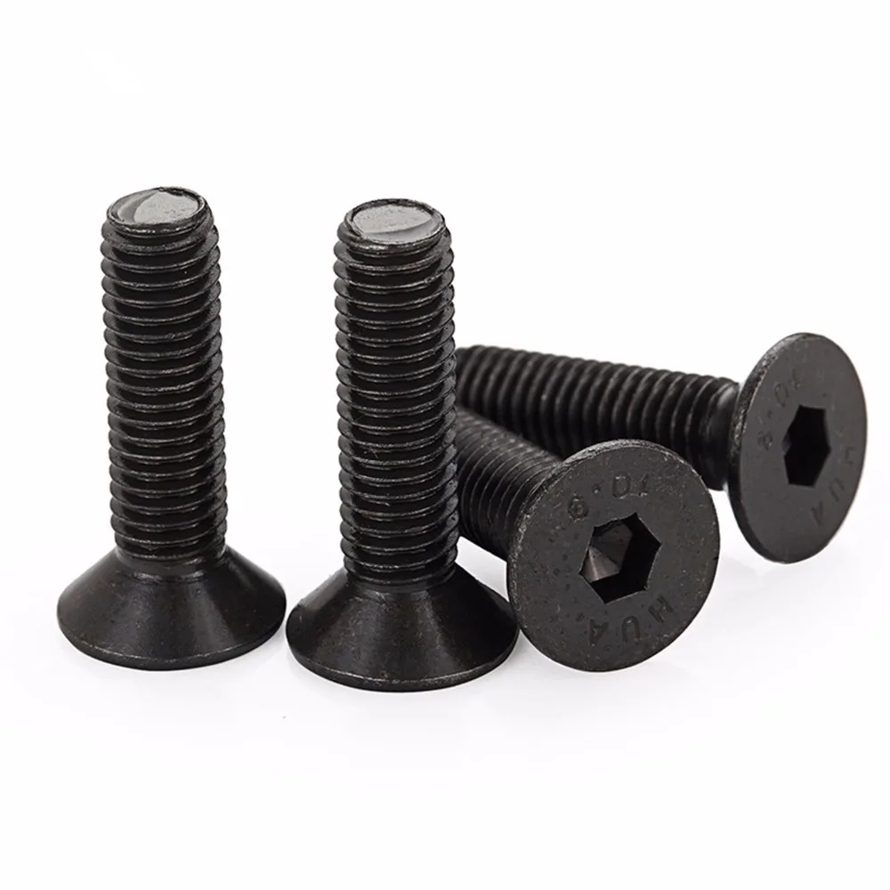 200PCS M2.5 Black 10.9 Flat Head Screw Countersunk Hex Socket Cap Bolt M2.5*4/5/6/8/10/12/14/16mm
200PCS M2.5 Black 10.9 Flat Head Screw Countersunk Hex Socket Cap Bolt M2.5*4/5/6/8/10/12/14/16mm