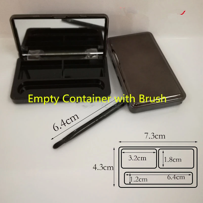 20 шт. пустой косметический тени для век 2 ячейки|compact container|empty eyeshadow compactempty makeup compact