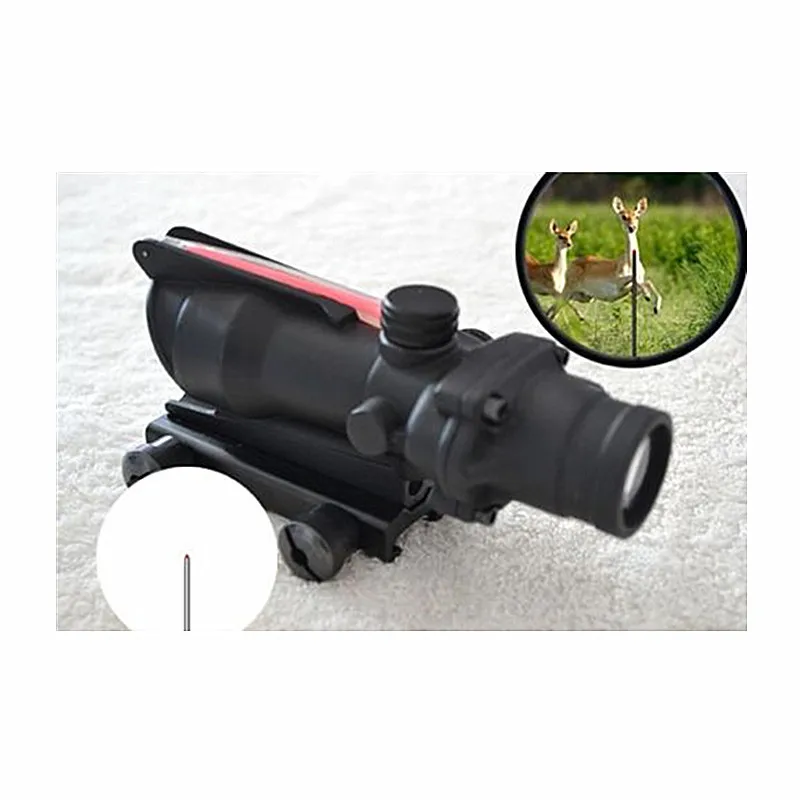 ACOG 4X32 волоконный источник красный зеленый с подсветкой черный цвет тактический охотничий прицел 4x увеличение
ACOG 4X32 волоконный источник красный зеленый с подсветкой черный цвет тактический охотничий прицел 4x увеличение