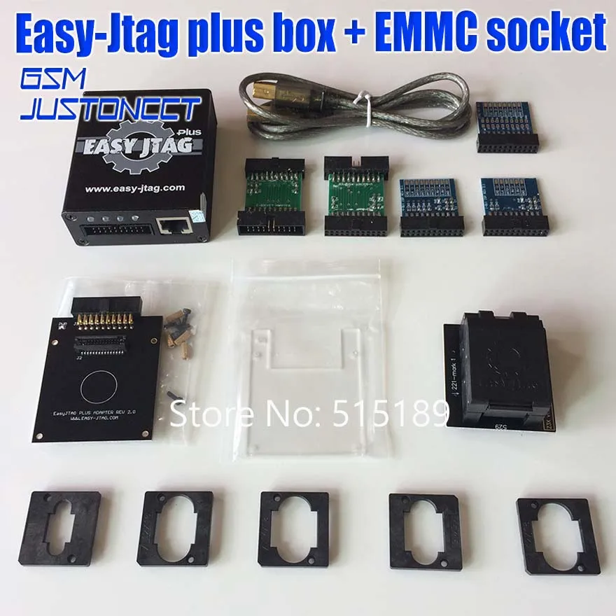Новая версия полный комплект Easy Jtag plus box Easy-Jtag + EMMC разъем для HTC/ Huawei/LG/ Motorola /Samsung