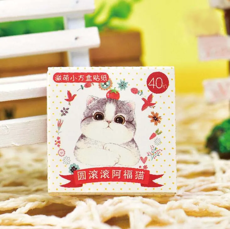 40 Pcs/Pack 3.8cm Cute Chunky Cat Diary Label Stickers Pack Decorative Mobile Stickers Scrapbooking DIY Stickers
40 Pcs/Pack 3.8cm Cute Chunky Cat Diary Label Stickers Pack Decorative Mobile Stickers Scrapbooking DIY Stickers