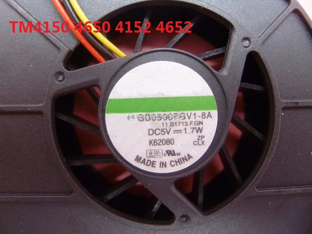 Laptop CPU FAN For ACER TM2300 4000 4500 AS1410 1680 TM4000 AB0705HB-EB3/TM4150 4650 4152 4652 GB0506PGV1-8A New
Laptop CPU FAN For ACER TM2300 4000 4500 AS1410 1680 TM4000 AB0705HB-EB3/TM4150 4650 4152 4652 GB0506PGV1-8A New