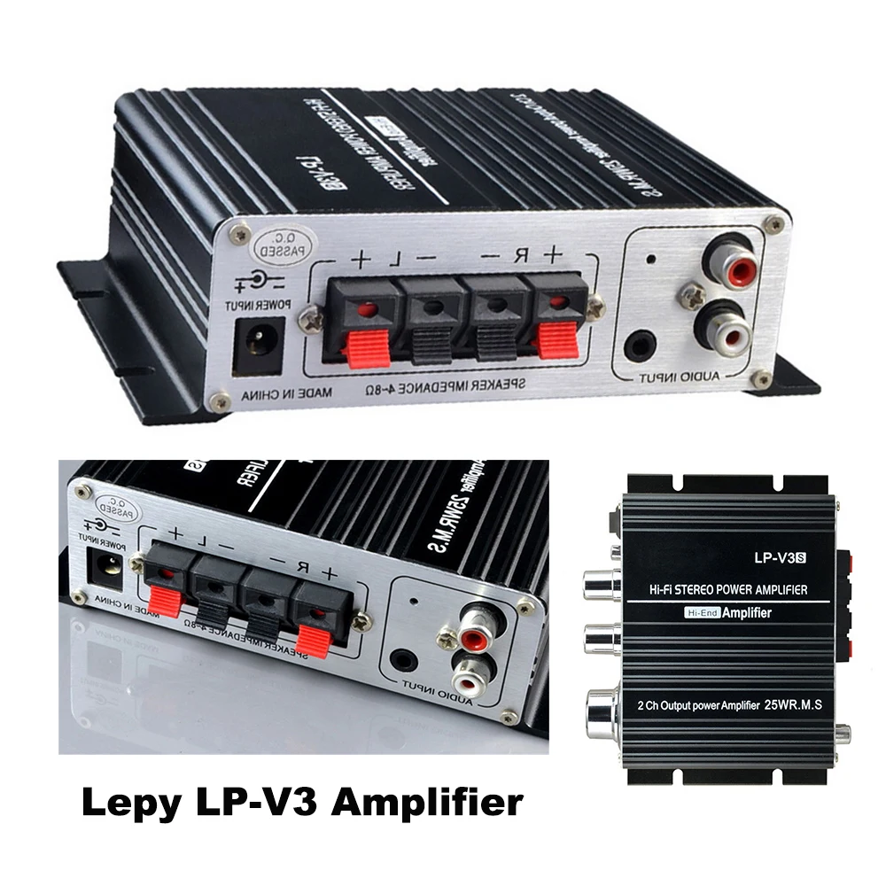 2018 New Black Car Audio Speaker Digital MP3 12V Mini Hi-Fi Songs Track LP-V3 Amplifier Stereo Connection 700W Power 3.5mm
2018 New Black Car Audio Speaker Digital MP3 12V Mini Hi-Fi Songs Track LP-V3 Amplifier Stereo Connection 700W Power 3.5mm