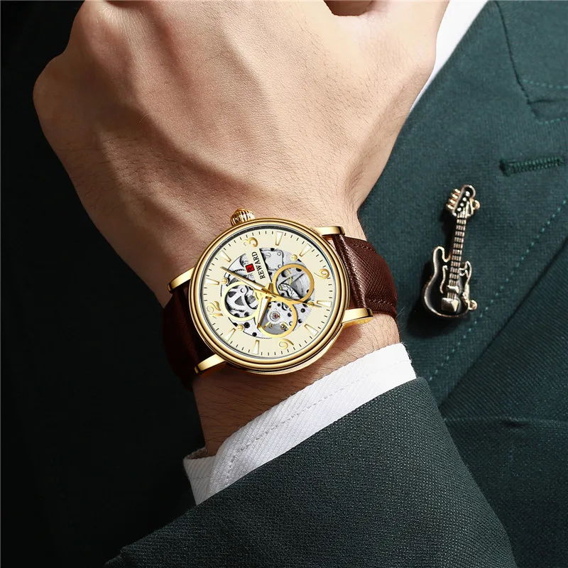 Reward Brand Hot Sale 2019 Hollow Gold Genuine Leather Men's Wrist Watches Luxury Mechanical Male Clock New Relogio Masculino
Reward Brand Hot Sale 2019 Hollow Gold Genuine Leather Men's Wrist Watches Luxury Mechanical Male Clock New Relogio Masculino