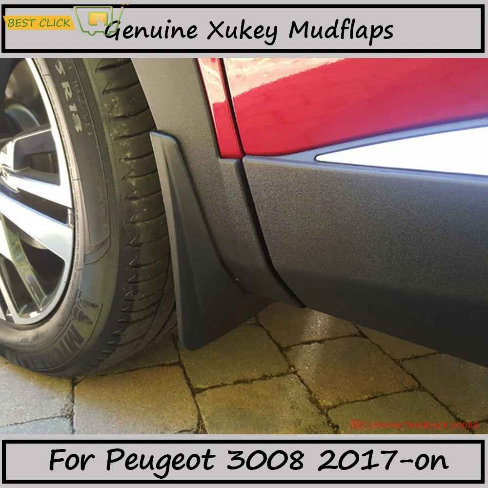 Набор литых автомобильных брызговиков для Peugeot 3008 2 SUV 2017 2018 2019 брызговики