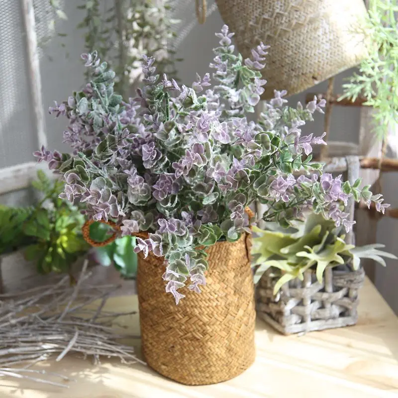 Artificial Eucalyptus Tree Branches Plastic Plant Flowers Arrangements Green/Purple Fake Plant Wedding Home Decorations SF27482
Artificial Eucalyptus Tree Branches Plastic Plant Flowers Arrangements Green/Purple Fake Plant Wedding Home Decorations SF27482