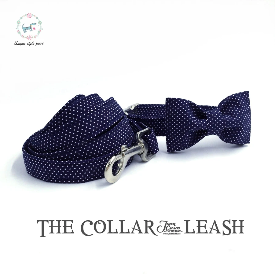 Blue Dog Collar or Leash Set with Bow Tie Personal Custom Adjustable Pet 100% Cotton Dog &Cat Necklace
Blue Dog Collar or Leash Set with Bow Tie Personal Custom Adjustable Pet 100% Cotton Dog &Cat Necklace