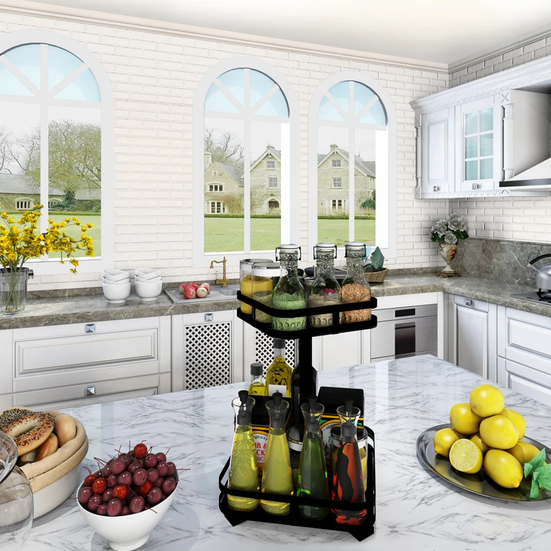 Кухонная полка для приправ, полка для хранения, 2 напольная вращающаяся полка из нержавеющей стали, полка для хранения WF4031020
Кухонная полка для приправ, полка для хранения, 2 напольная вращающаяся полка из нержавеющей стали, полка для хранения WF4031020