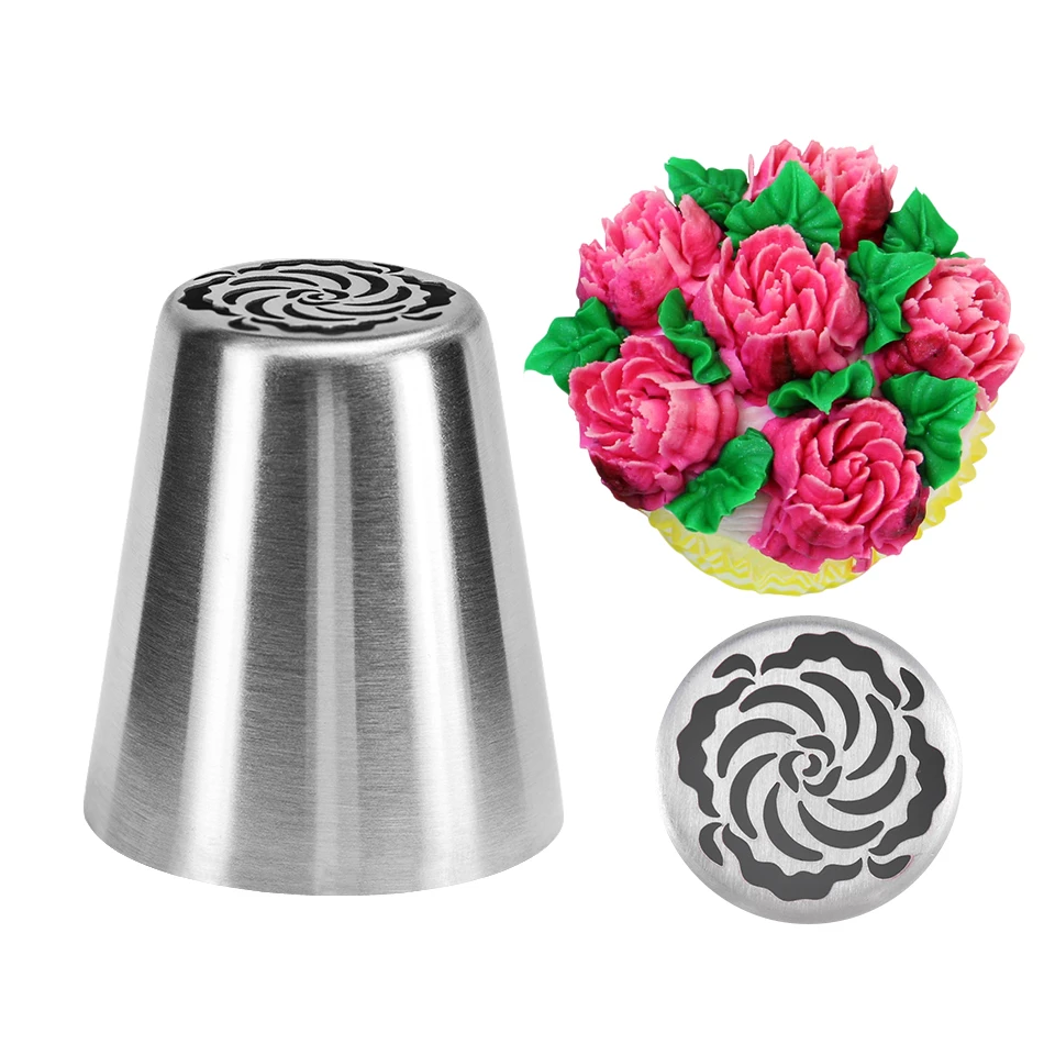DIY Cake Decorating Nozzles Stainless Steel Icing Piping Nozzle Pastry Tips Tulip Flower Cookie Chocolate Mold Baking Tools
DIY Cake Decorating Nozzles Stainless Steel Icing Piping Nozzle Pastry Tips Tulip Flower Cookie Chocolate Mold Baking Tools