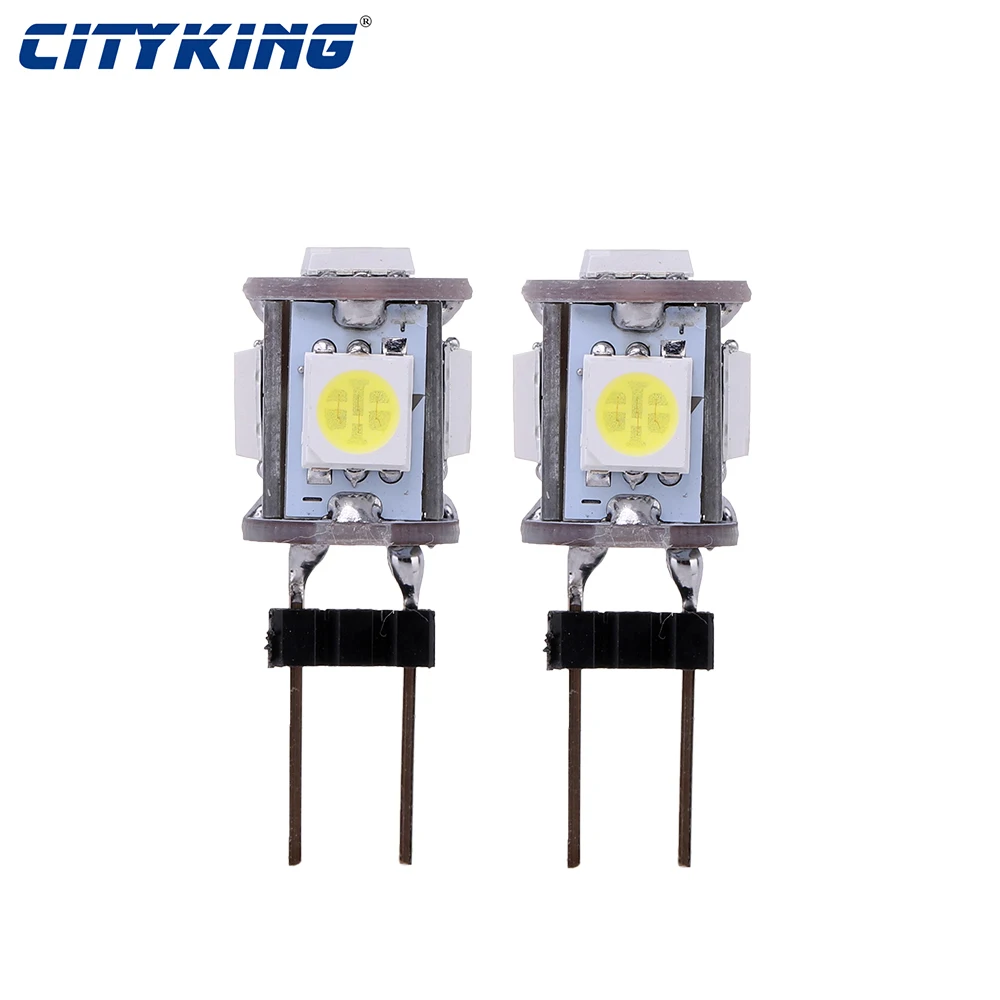 2PCS Smallest G4 12V Luz Led 5smd 5050 1W 360 Degree Mini Small Signal Traffic Ambient Light Bulb Car Auto Accessoires Voiture
2PCS Smallest G4 12V Luz Led 5smd 5050 1W 360 Degree Mini Small Signal Traffic Ambient Light Bulb Car Auto Accessoires Voiture