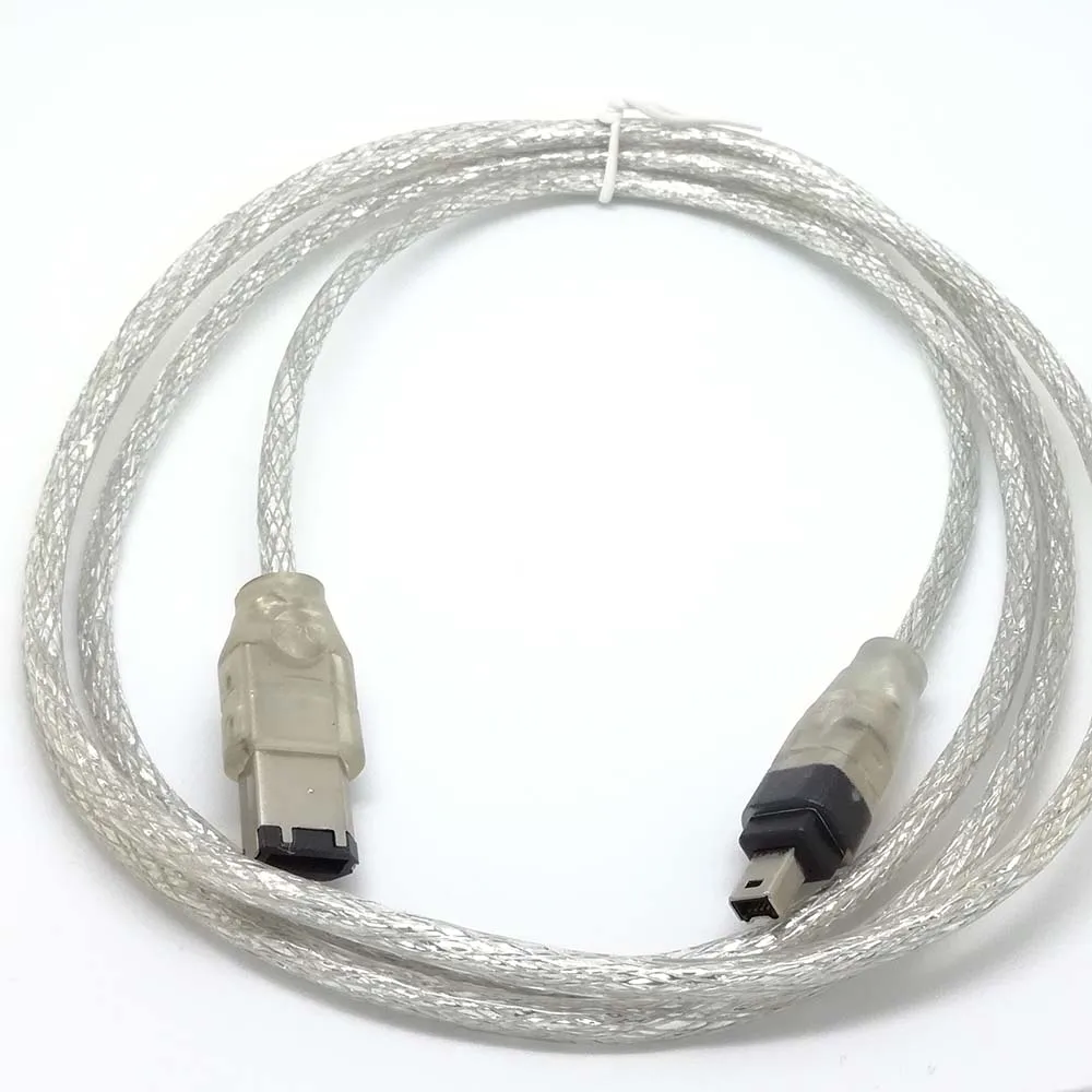 10pcs Fire Wire leads 5 FT 1.5m IEEE 1394 FireWire iLink DV Cable 6 Pin to 4 Pin
10pcs Fire Wire leads 5 FT 1.5m IEEE 1394 FireWire iLink DV Cable 6 Pin to 4 Pin
