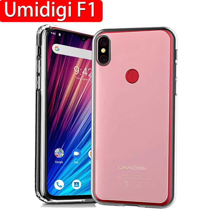 Защитный чехол для телефона из ТПУ Umidigi f1 play Shockproo силиконовая задняя крышка f 1 2019