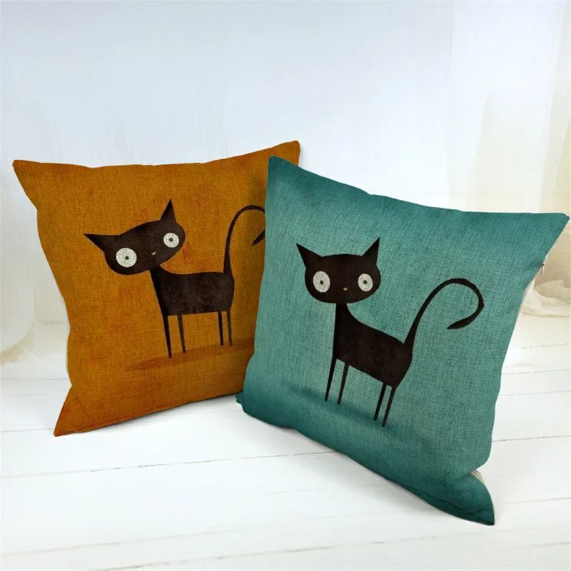 Animal Cat Cushion Halloween Pillow Cases Orange Chinese Style Party Improvement Decorating Throw Pillow Cushion 45Cm Linen 2018
Animal Cat Cushion Halloween Pillow Cases Orange Chinese Style Party Improvement Decorating Throw Pillow Cushion 45Cm Linen 2018