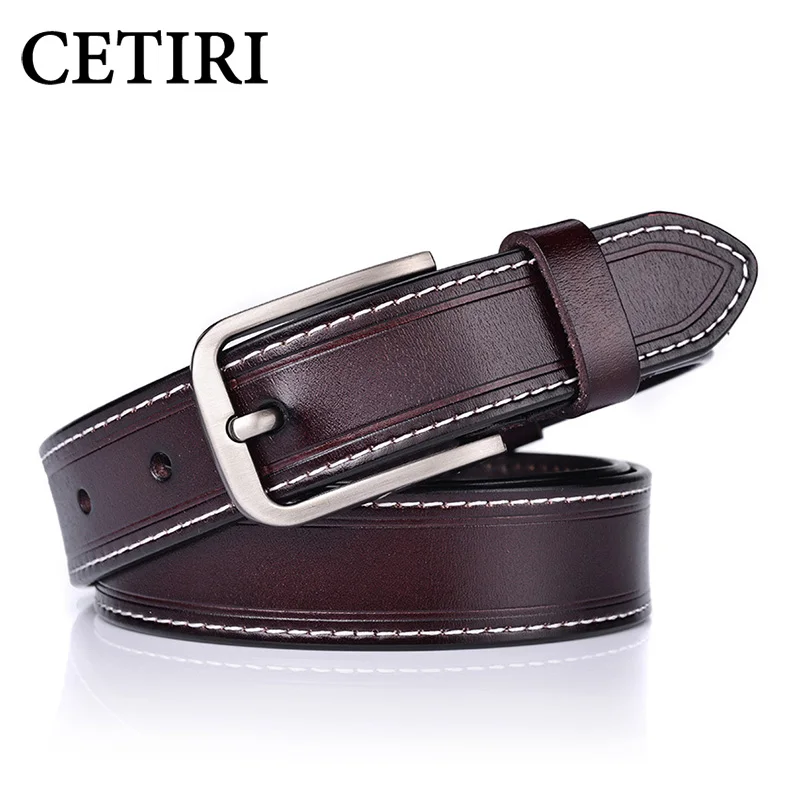 CETIRI High Quality Luxury Brand Women Genuine Leather Belt Female Casual Pin Buckle Cowhide Trouser Jeans Wiast Belts Strap
CETIRI High Quality Luxury Brand Women Genuine Leather Belt Female Casual Pin Buckle Cowhide Trouser Jeans Wiast Belts Strap