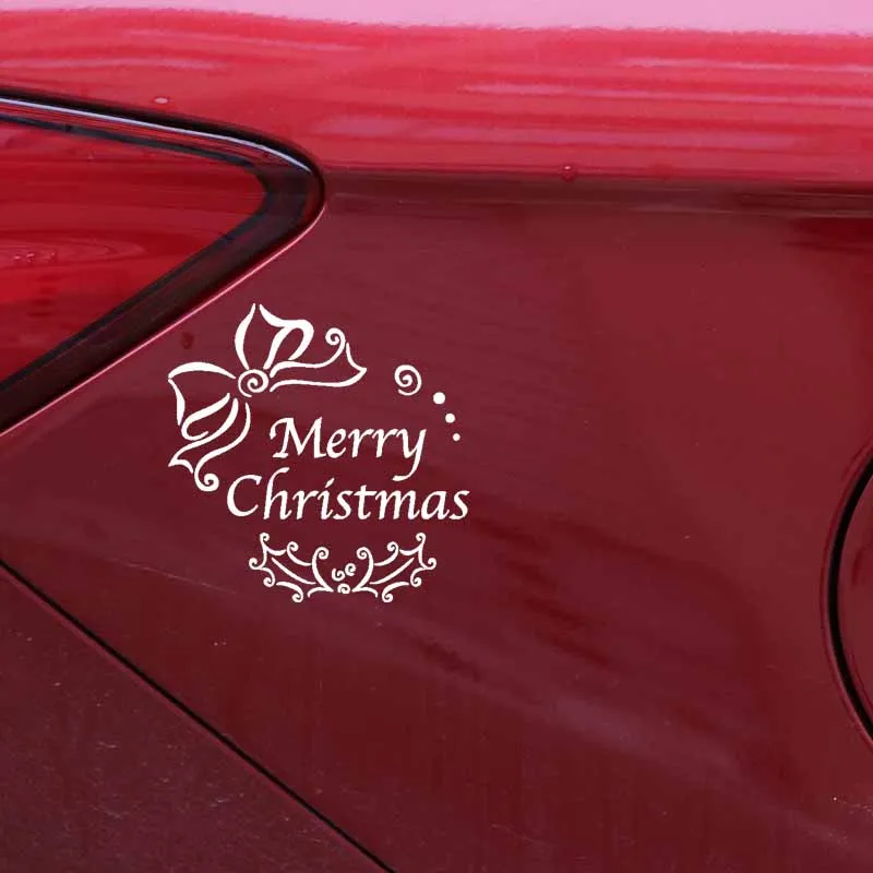 YJZT 15.3CM*15.2CM Merry Christmas Car Sticker Vinyl Decal Creative Blessing Black/Silver C23-0246
YJZT 15.3CM*15.2CM Merry Christmas Car Sticker Vinyl Decal Creative Blessing Black/Silver C23-0246